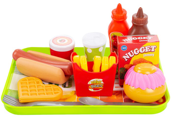 ZESTAW FAST FOOD NA TACCE