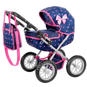 WÓZEK DLA LALEK GŁĘBOKI SKŁADANY