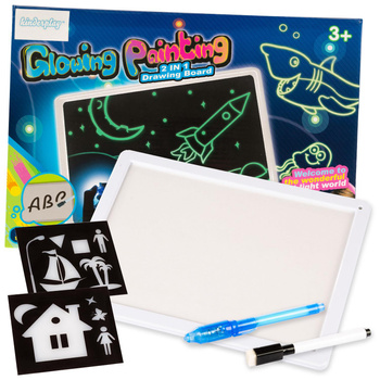 DUŻA MAGICZNA TABLICA DO RYSOWANIA ŚWIATŁEM