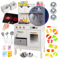 DREWNIANA KUCHNIA DLA DZIECI AKCESORIA WARZYWA OWOCE NA RZEP