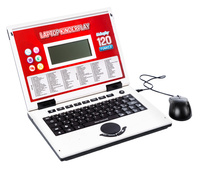 LAPTOP EDUKACYJNY 120 ZADAŃ CZERWONO-CZARNY