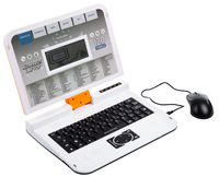 LAPTOP EDUKACYJNY OBRACANY MONITOR POMARAŃCZOWO-SZARY